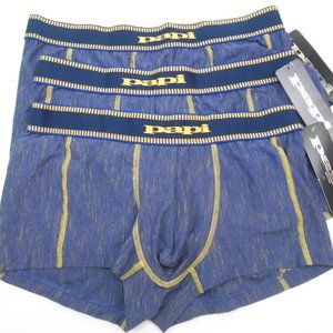 PAPI 3ct TEXTURED JERSEY SPORT TRUNK GRAY UNDERWEAR L NWT $78 LE